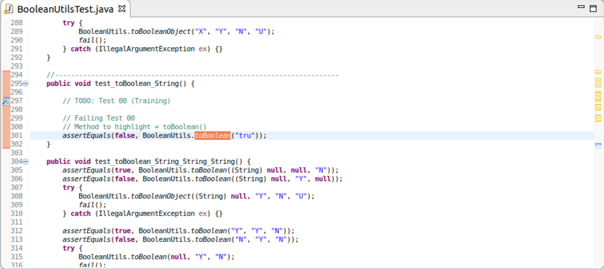 Highlighting target method